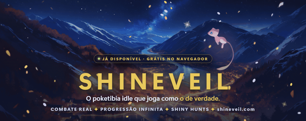Banner de Shineveil | Poketibia de Verdade | Progressão Infinita
